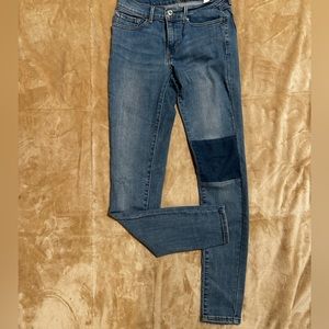 Super skinny patchwork Levi’s size 27